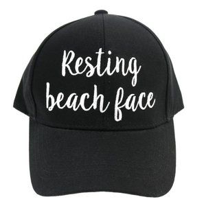 Resting Beach Face Cap
